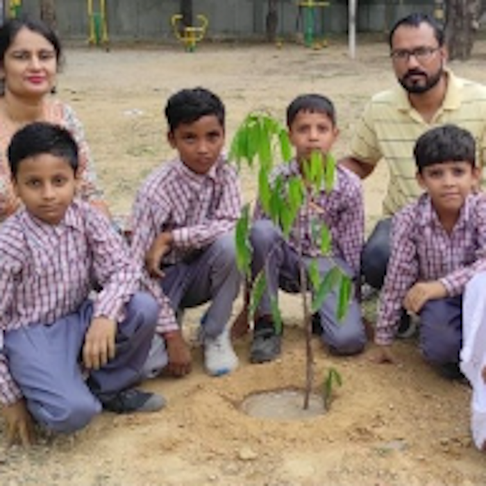 Plantation Drive by Balvikas Students