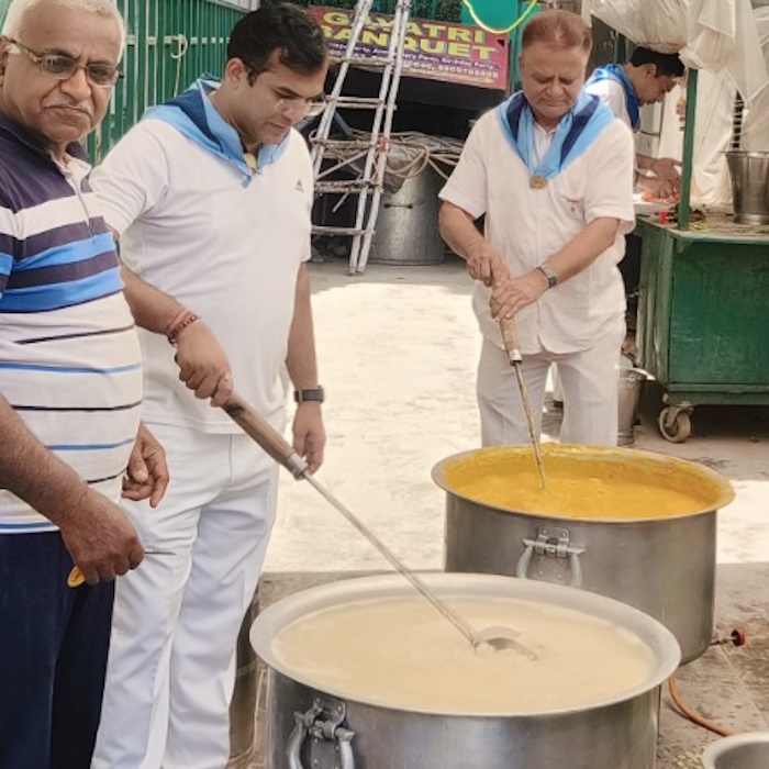 Food Preparation at Rasoi Seva